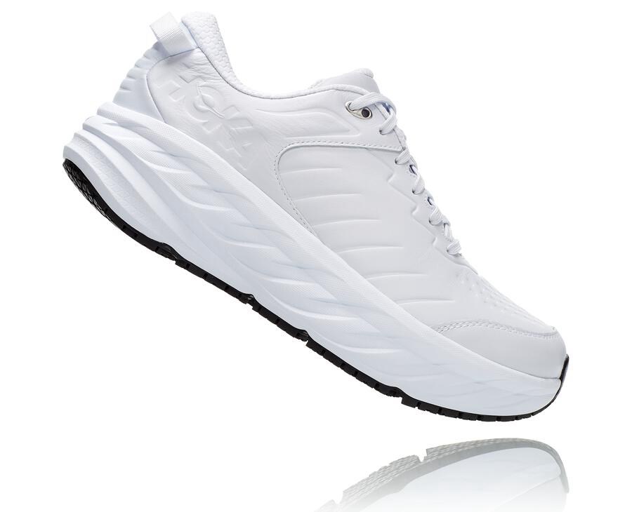 Zapatillas Running Hoka One One Hombre - Bondi Sr - Blancas - XOR346985